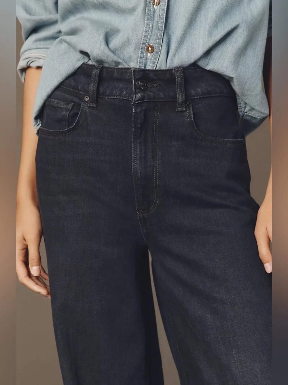 PAIGE Sasha High-Rise Wide-Leg Jeans - Picture 8 of 10